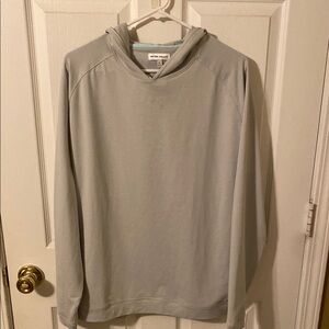 Peter Millar Light Gray Hoodie